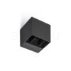 CARRE fali lámpa antracitszürke 230V LED 2x3W IP54 3000K