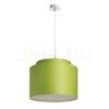 DOUBLE 40/30 lámpabúra  Chintz lime/fehér PVC  max. 23W