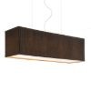 LOPE 80 függő lámpa fekete matt nikkel 230V LED E27 4x15W