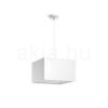 TEMPO 30/19 lámpabúra  Polycotton fehér/fehér PVC  max. 23W