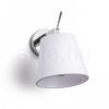 JERSEY fali lámpa fehér króm 230V LED E27 15W