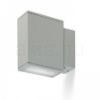 DIXIE 4x12 fali lámpa ezüstszürke 230V/700mA LED 2x3W 48° IP54 3000K