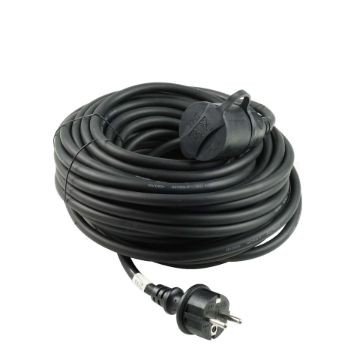 Technik Industrial Hosszabbító 1 utas 20m kábellel 3x2,5mm2 H07RN-F (IP44) 16A