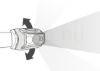 Petzl Fejlámpa ACTIK 2025 (+3AAA - tartozék) (450 lumen) Fekete